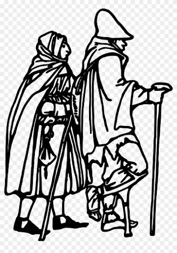 Svg Transparent Library Clipart Vagabonds Big Image - Poor People Clipart Black And White