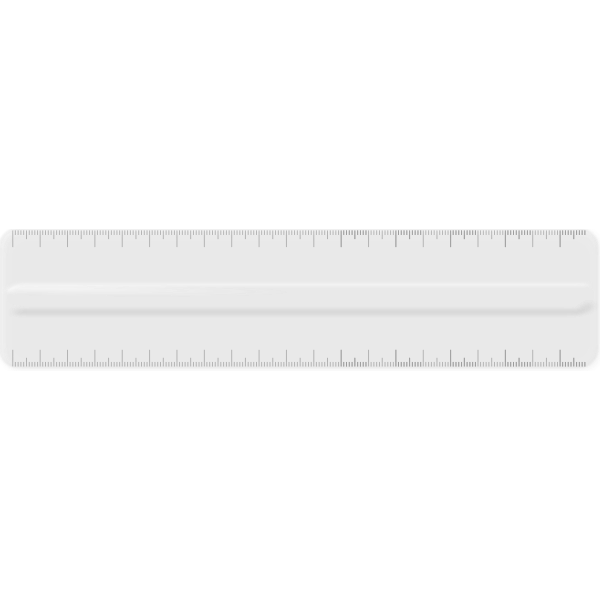 SVG Transparent plastic ruler vector illustration
