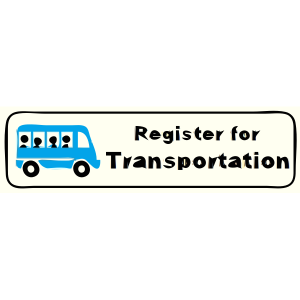 SVG Transportation button