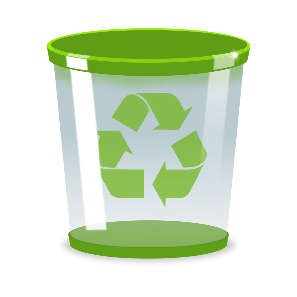 SVG Trash bin