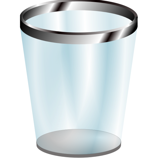 SVG Trash bin empty
