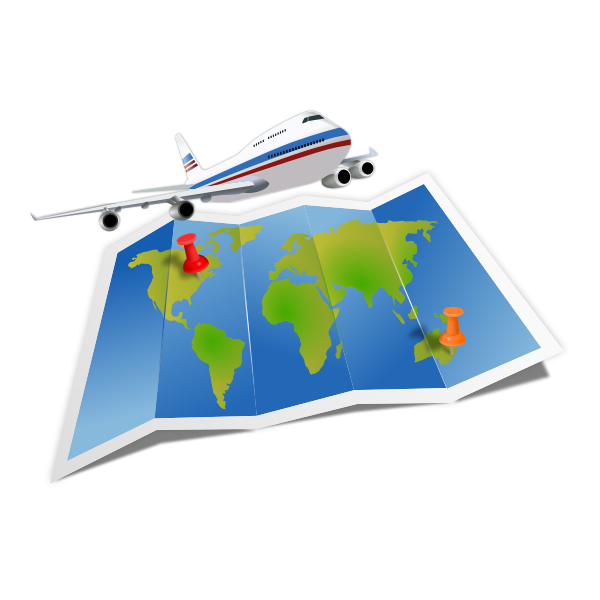 SVG Travel map