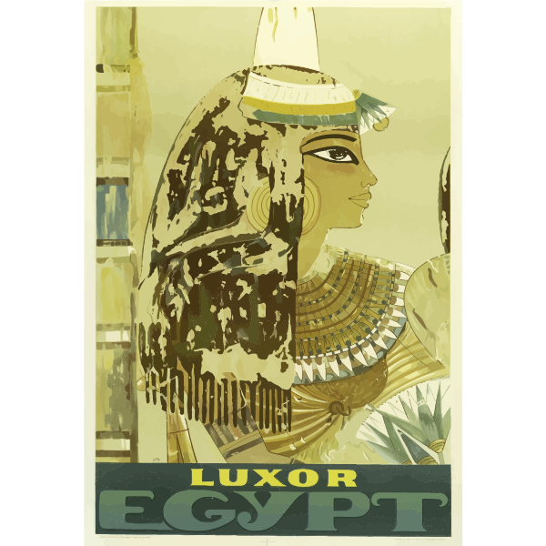SVG Travel poster of Egypt
