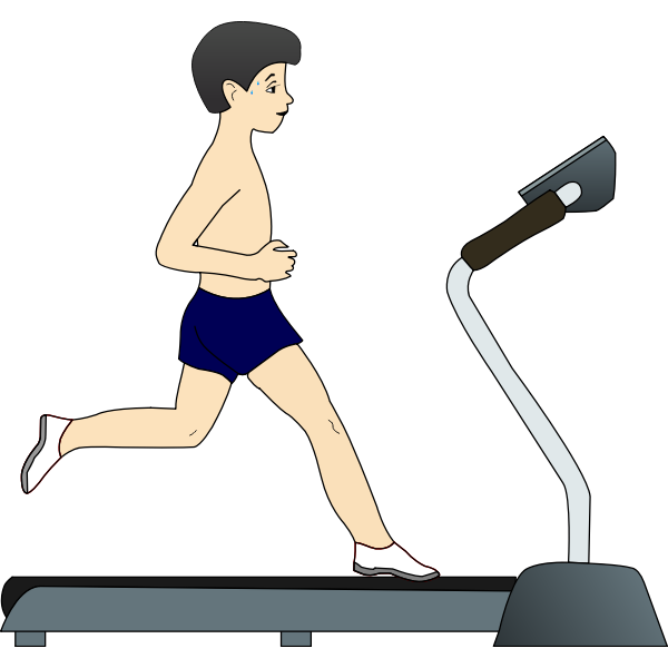 SVG Treadmill runner