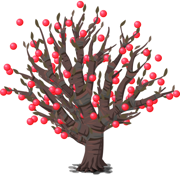 SVG Tree and fruit