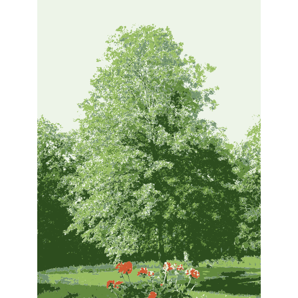 SVG tree at my parents missouri home