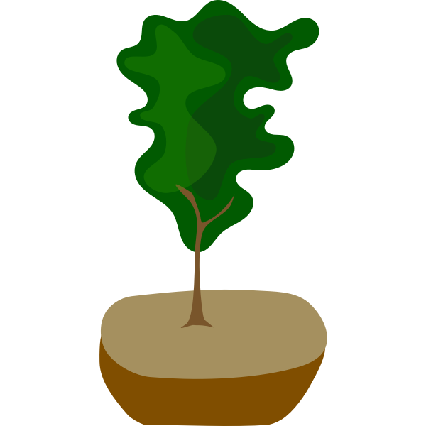 SVG Tree in Pot
