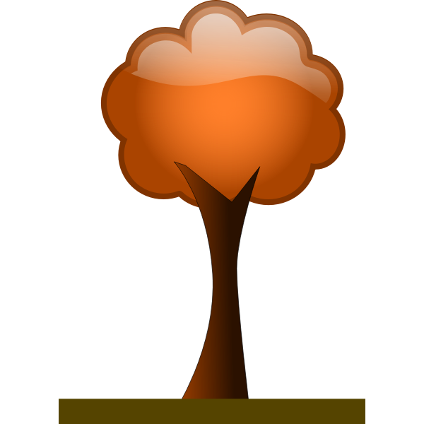 SVG Tree in the autumn