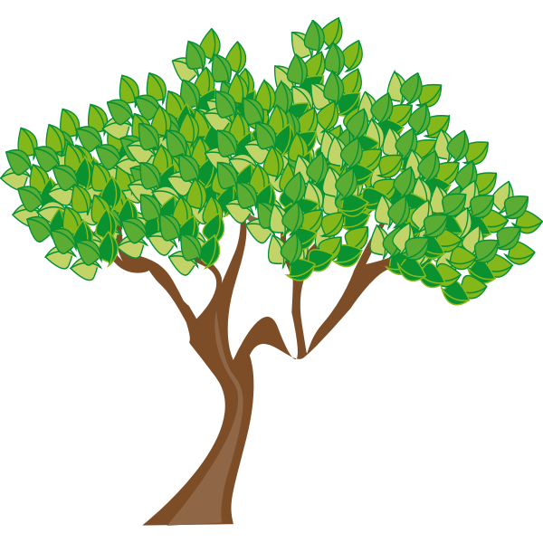 SVG Tree vector graphics