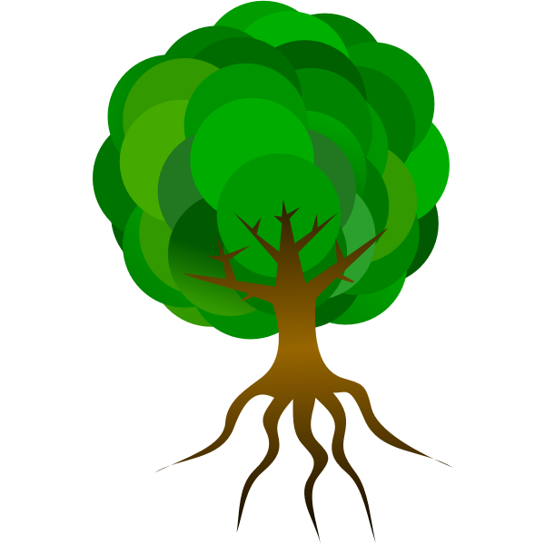 SVG Tree vector illustration