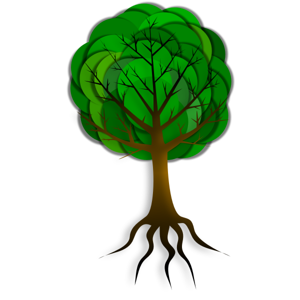 SVG Tree vector image