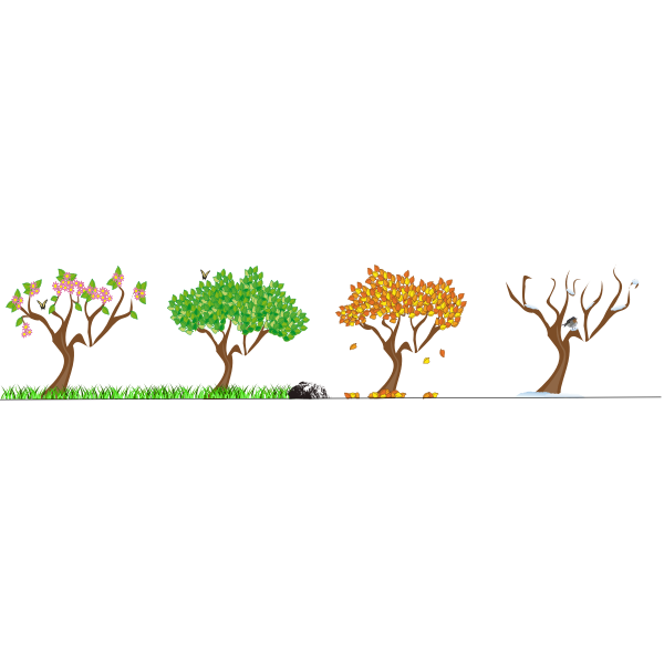 SVG Trees vector image