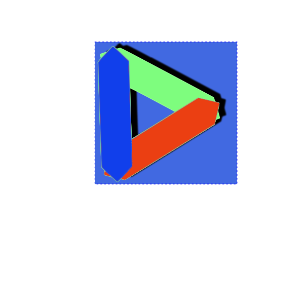 SVG Triangle colored logotype