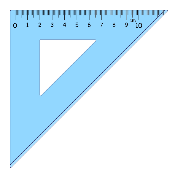 SVG Triangle ruler