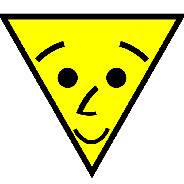 SVG Triangle smiley