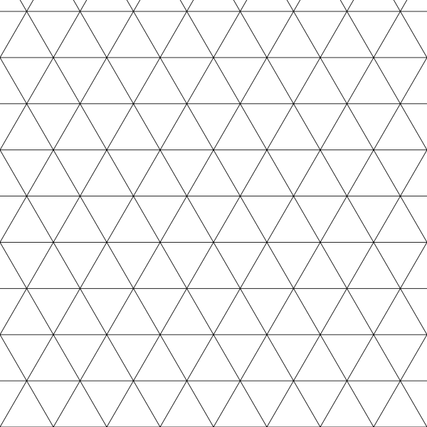 SVG triangle tessellation stroke