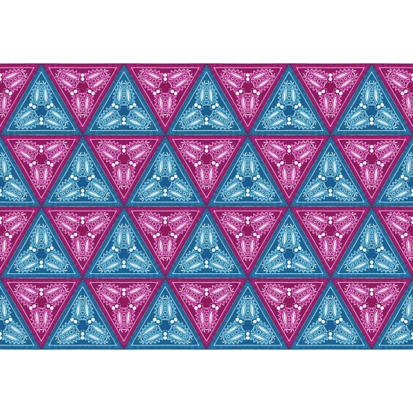 SVG Triangular colorful pattern vector image