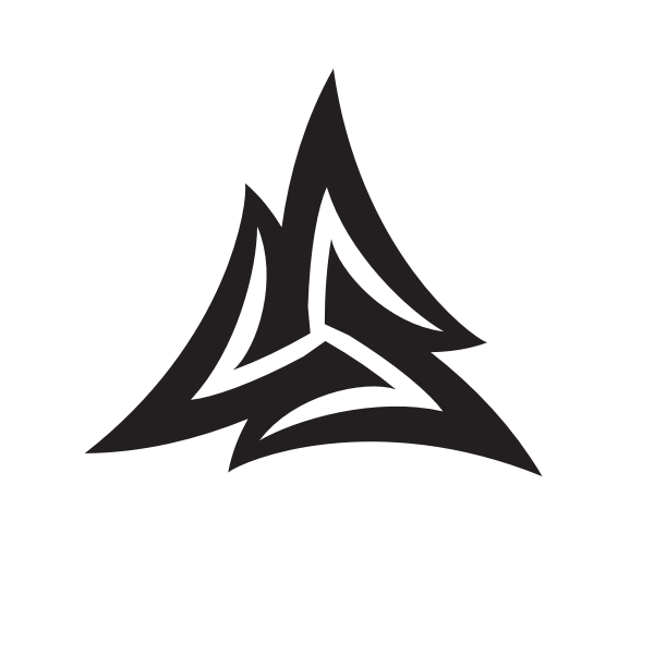 SVG Triangular logotype design concept