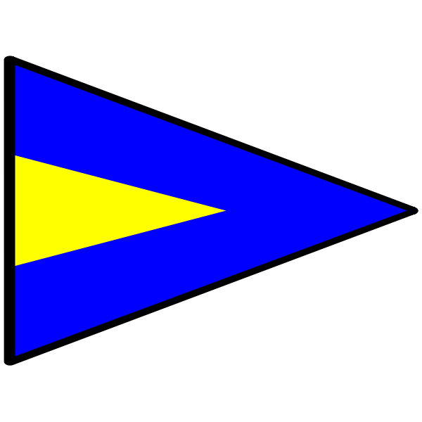 SVG Triangular naval flag