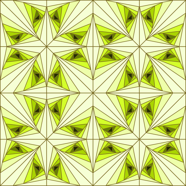 SVG Triangular pattern in green color