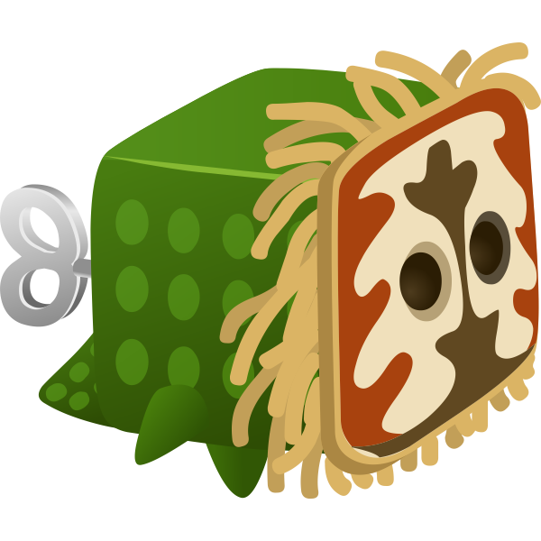 SVG Tribal cube toy