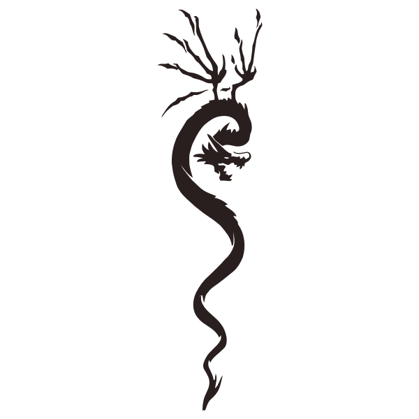 SVG Tribal Dragon 13