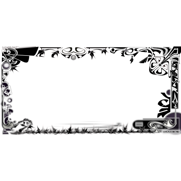 SVG Tribal frame