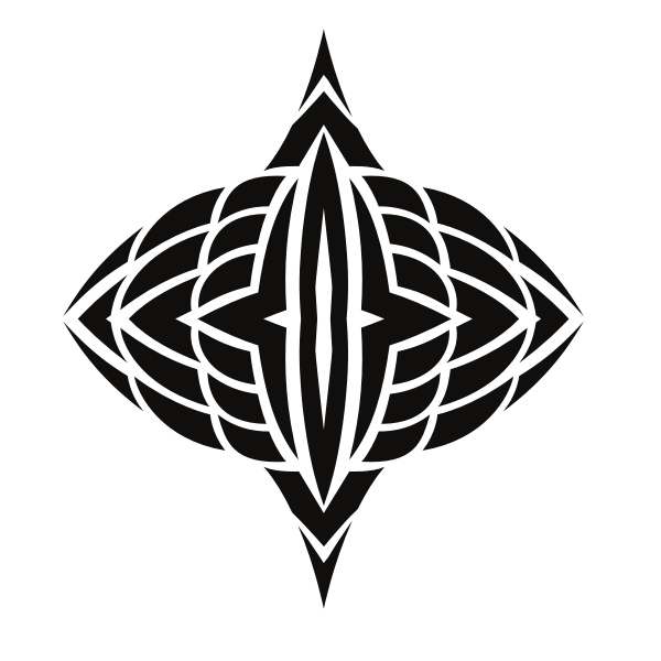 SVG Tribal graphic symbol