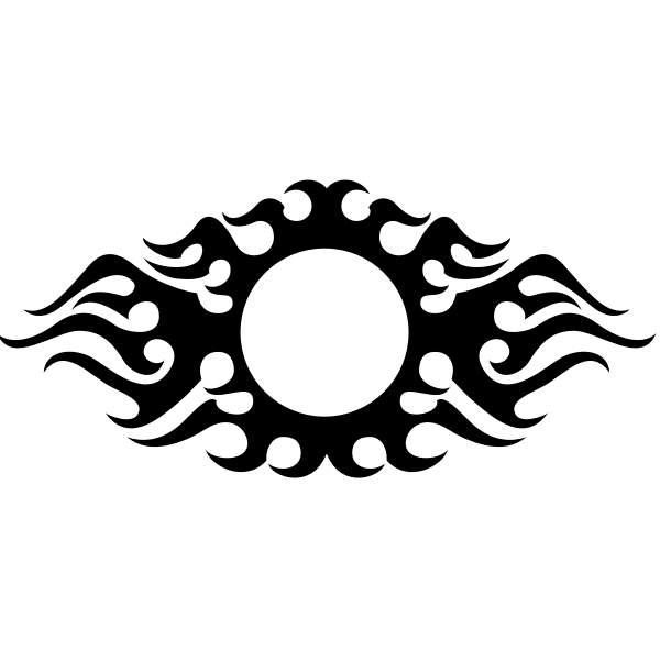 SVG Tribal style decoration