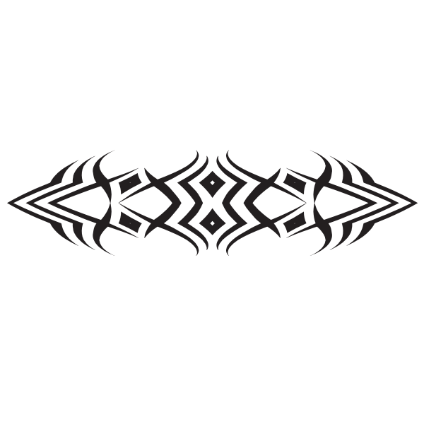 SVG Tribal tattoo design art