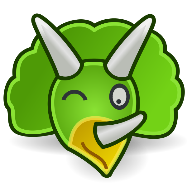 SVG Triceratops Tango style