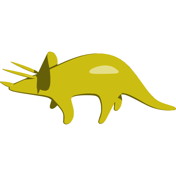 SVG Triceratops vector graphics