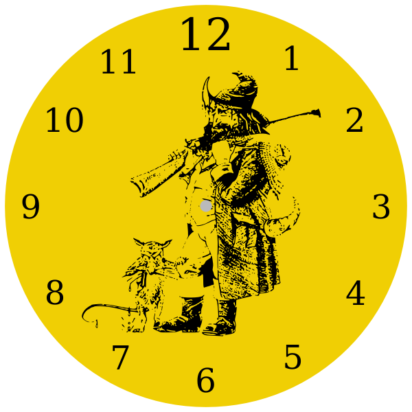 SVG Trick of the tail clock