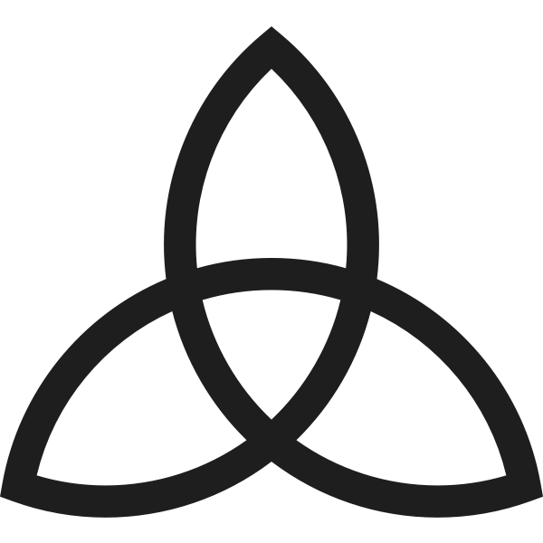 SVG Triquetra drawing