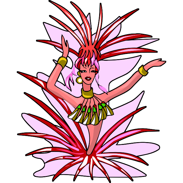 SVG Tropical danseuse