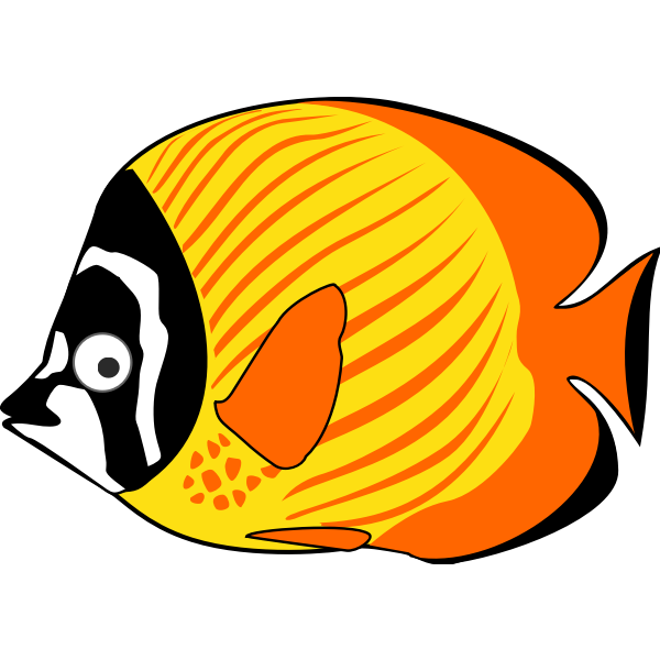 SVG Tropical ocean fish