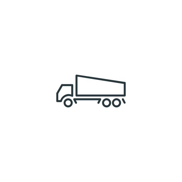 SVG Truck icon line art vector illustration