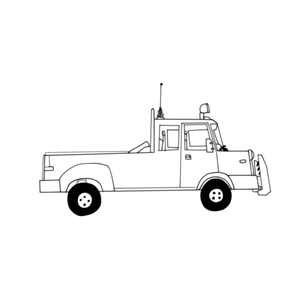 SVG Truck vector drawing