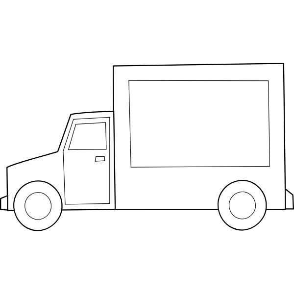 SVG Truck vector graphics