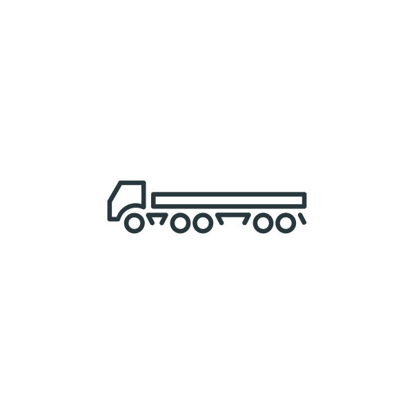 SVG Truck wit trailer vector clip art