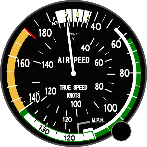 SVG True airspeed indicator