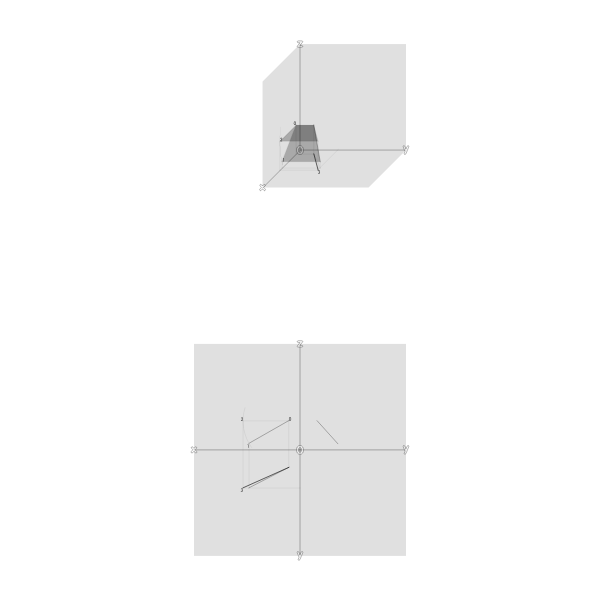 SVG True Length of a Line by Rotating its Projectionn