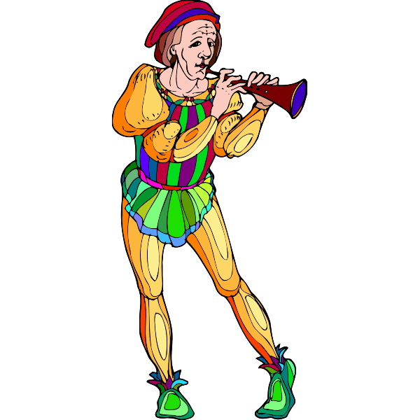 SVG Trumpet player