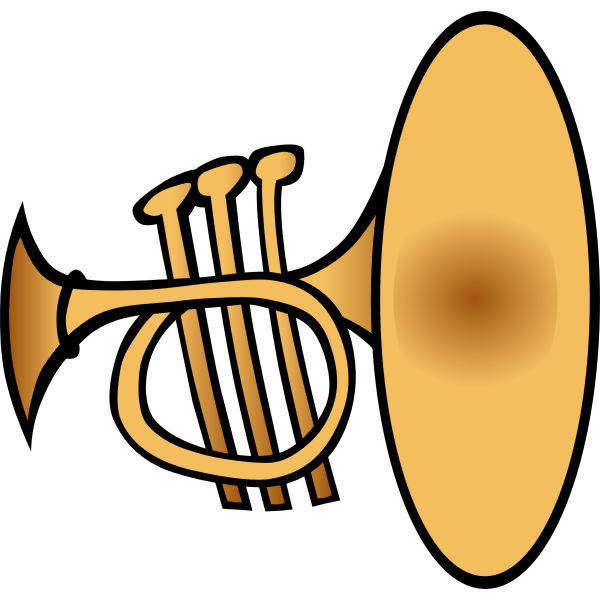 SVG Trumpet vector clip art