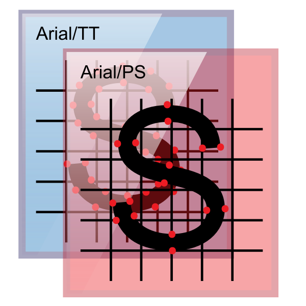 SVG TT and PS Outlines icon