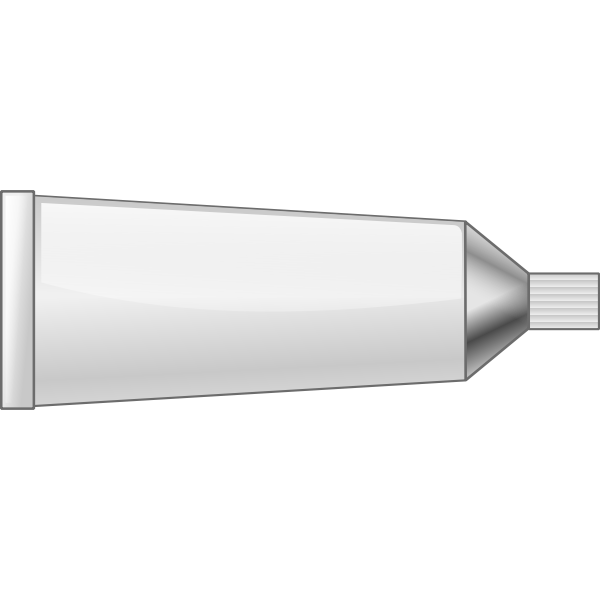 SVG Tube paint with white color