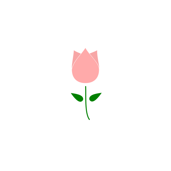 SVG tulip by gigglish