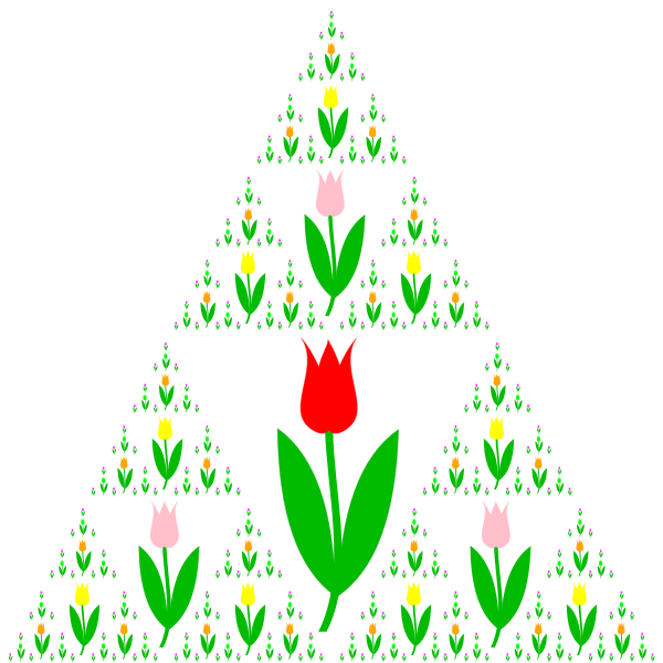 SVG Tulip fractal