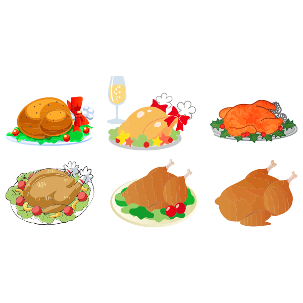 SVG Turkey dinners variety