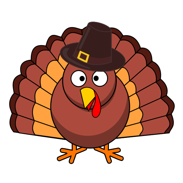 SVG Turkey with hat